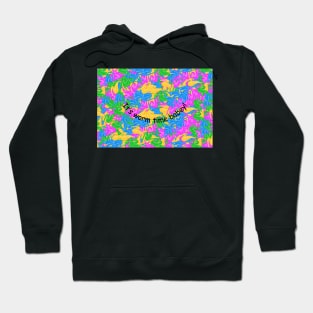 It's Worm Time Babey! Fuzzy Wiggly worms on a string Hoodie